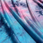 Blue,Pink & Purple Cloud Tie Dye Splash Bamboo Spandex Jersey Knit 60″ Eco-Friendly Fabric By The Yard Good For Face Mask eco-friendly - View 5
