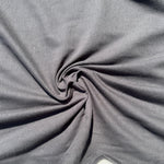 100% Cotton Jersey Slate Gray Knit Medium-Heavy Weight Eco-Friendly Fabric By The Yard 60″ - View 3