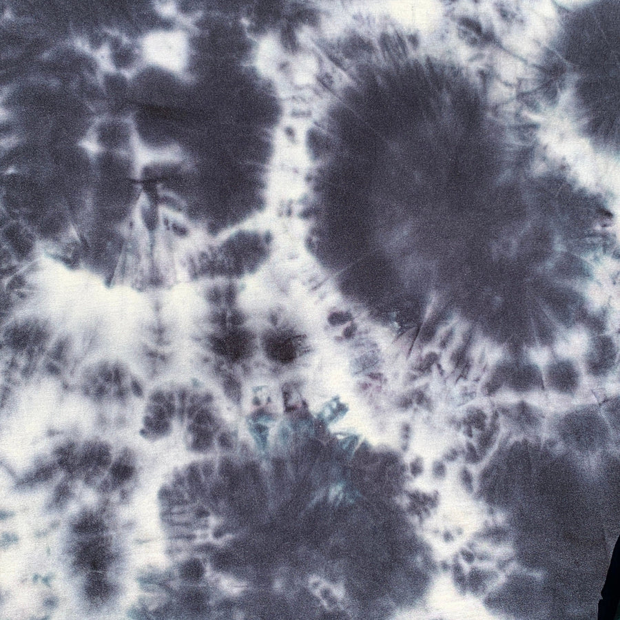 Modal Spandex Black & White Tie Dye Jersey Knit 60″ Fabric By The Yard Good For Face Mask