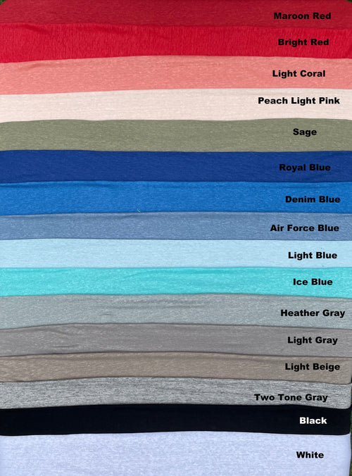 Linen Jersey Knit 60″ Eco-Friendly Fabric By The Yard