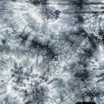 Bamboo Charcoal Black & White Tie Dye Splash Spandex Jersey Knit 60″ Eco-Friendly Fabric By The Yard for Face Mask