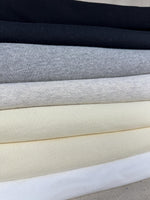 Heavy Cotton French Terry Knit With Matching Jersey and Rib | 450 GSM/22 Oz French Terry Heavy Sweatshirt Fabric By The Yard - View 9