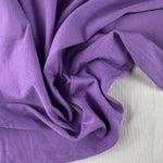 Purple Cotton Jersey Spandex 10 oz Medium Weight Eco-Friendly Sustainable Fabric By the Yard - View 3