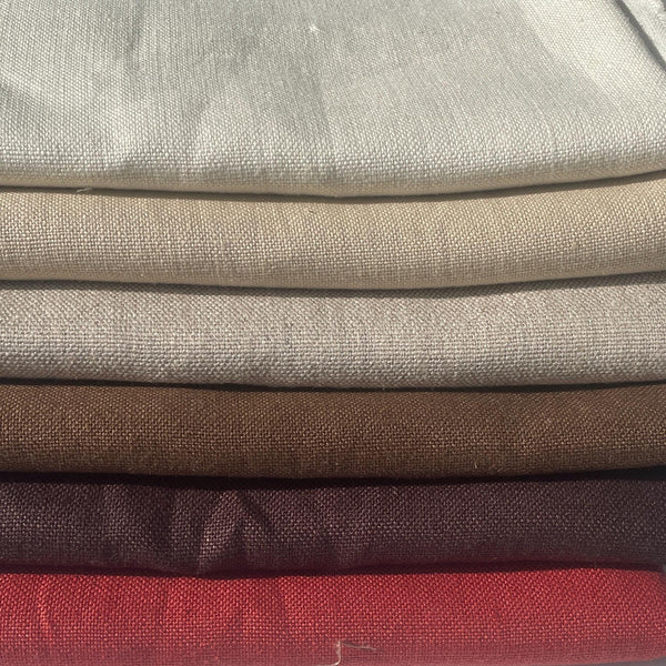 100% Italian Linen Heavy Canvas 16 oz Upholstery/Apparel Fabric By The Yard 60″