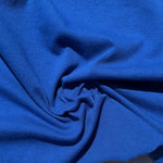 100% Cotton Jersey Royal Blue Knit Medium-Heavy Weight Eco-Friendly Fabric By The Yard 60″ - View 4