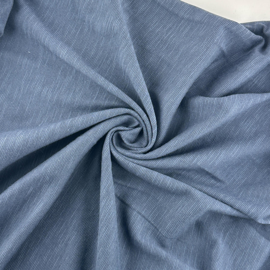 Cotton/Modal Navy Blue Spandex Lycra Jersey Knit Fabric By the Yard 60″