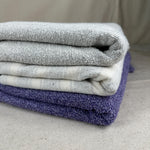 Double-Sided Gray French Terry Fabric by the Yard | 15 Oz/340 GSM – Reversible Knit for Hoodies, Sweatshirts, Towels, Loungewear & More - View 5