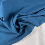CornFlower Blue Cotton Jersey Spandex 10 oz Medium Weight Eco-Friendly Sustainable Fabric By the Yard