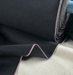 Black Selvedge Denim | Woven Fabric by the Yard | 470 GSM/14 oz Denim - View 2