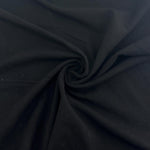 Bamboo Spandex Black Lycra Jersey Knit Fabric By the Yard 60″