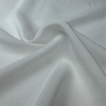 White Japanese Silk Chiffon Sheer Lightweight Fabric by the Yard - Soft and Breathable Fabric for Sewing, Crafts, and Dressmaking - View 2