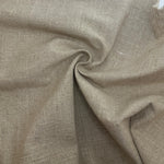 Cotton Linen Blend Khaki Medium Weight Apparel Upholstery Fabric By The Yard 10 Oz - View 3