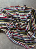 Hacci Acrylic Jersey Knit Fishnet Fabric By The Yard 60" Green, Yellow, White, Blue, Red, and Gray