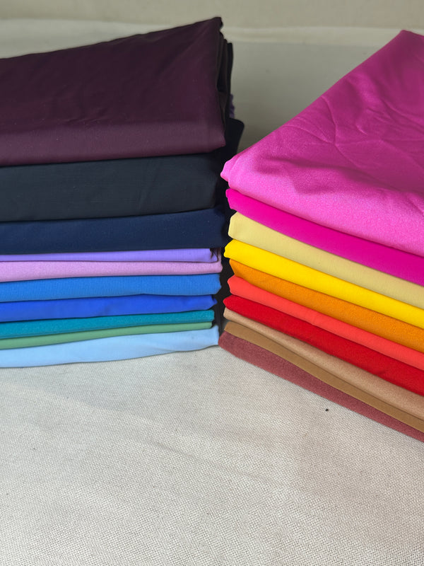 Nylon Spandex Jersey Knit Swimwear Fabric – 60" Width | Sold By The Yard | Eco-Friendly