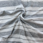Cotton Jersey Stripe · gray/cream
