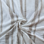 Cotton Jersey Stripe · beige/white
