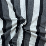 Cotton Jersey Stripe · grey/cream