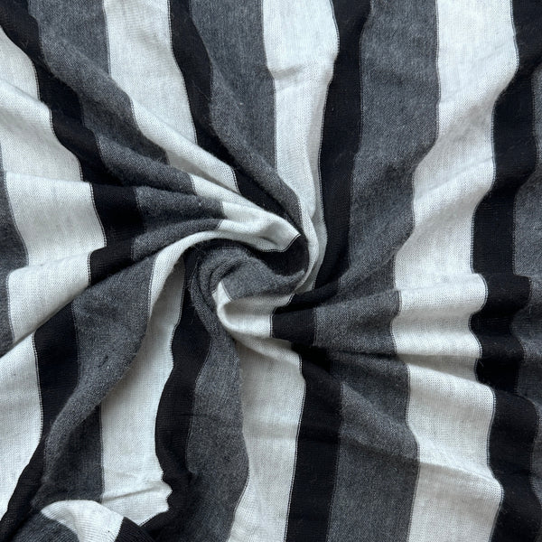 Cotton Jersey Stripe · grey/cream