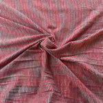 Cotton Jersey Stripe · red/white