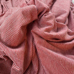 Cotton Jersey Stripe · red/white
