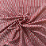 Cotton Jersey Stripe · red/white