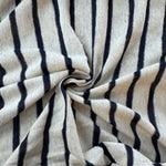 Cotton Jersey Stripe · beige/black