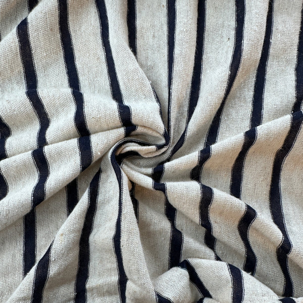 Cotton Jersey Stripe · beige/black
