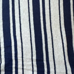 Cotton Jersey Stripe · navy/cream