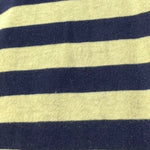 Cotton Jersey Stripe · navy/yellow