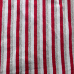Cotton Jersey Stripe · red/gray