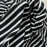 Cotton Jersey Stripe · black/dark gray