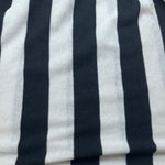 Cotton Jersey Stripe · black/white