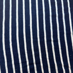 Cotton Jersey Stripe · navy/white