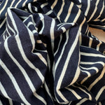 Cotton Jersey Stripe · navy/white