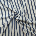 Cotton Jersey Stripe · blue/white