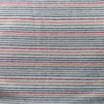 Cotton Jersey Stripe · red/orange/blue
