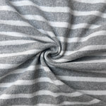 Cotton Jersey Stripe · gray/white
