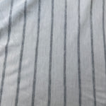 Cotton Jersey Stripe · white/light gray
