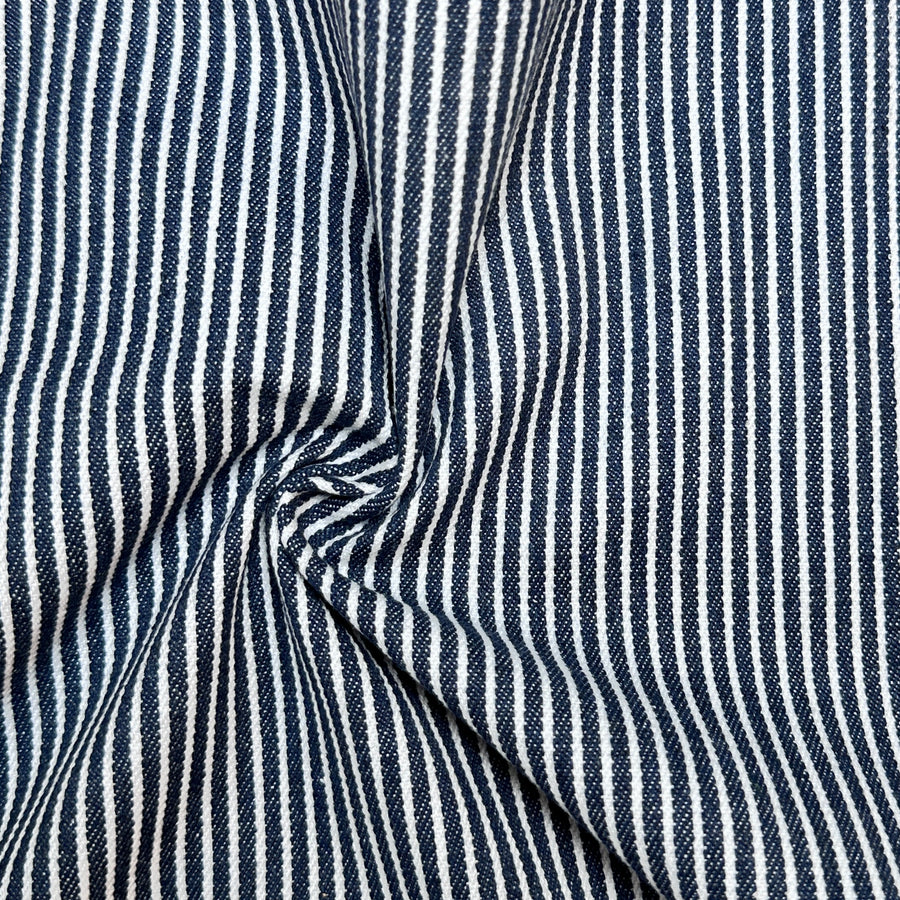 Denim Stripe · blue/white