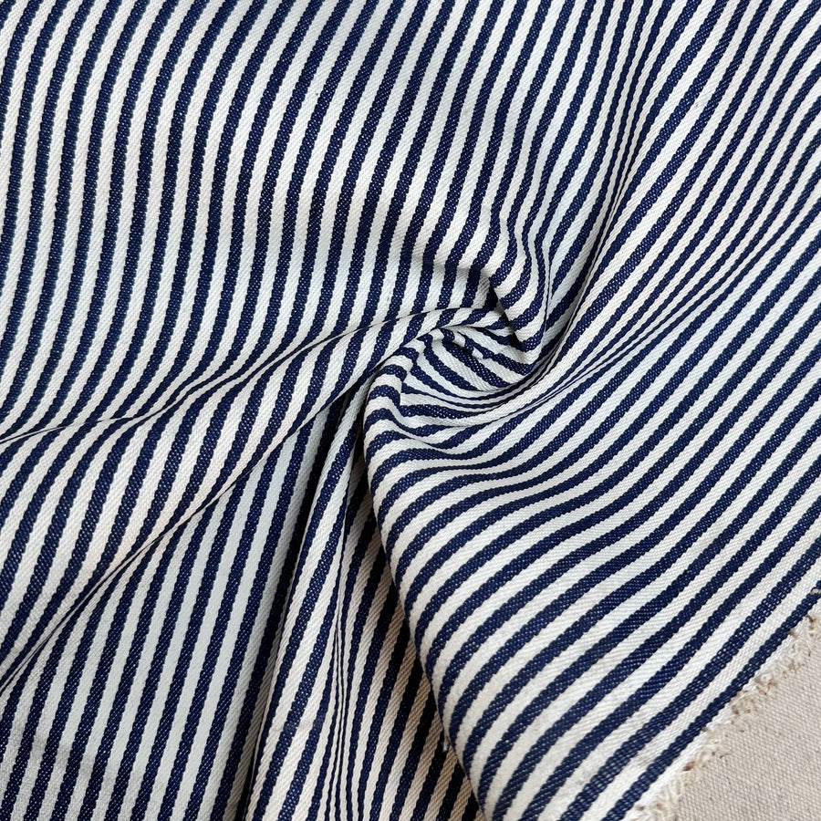 Denim Stripe · blue/white