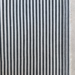 Denim Stripe · thin, black/white