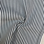 Denim Stripe · thin, black/white