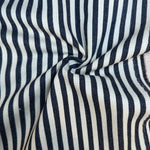 Denim Stripe · faded, black/white