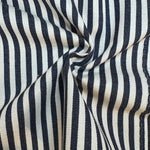 Denim Stripe · faded, black/white