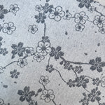 Denim · gray/white floral