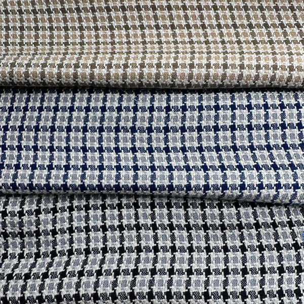 Jacquard Checkered Shirting Tencel Woven Fabric | By the Yard |