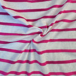 Cotton Jersey Stripe · pink