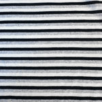 Cotton Jersey Stripe · black/gray