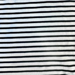 Cotton Jersey Stripe · black/cream