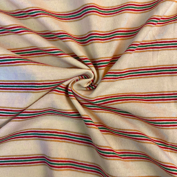 Cotton Jersey Stripe · yellow/green